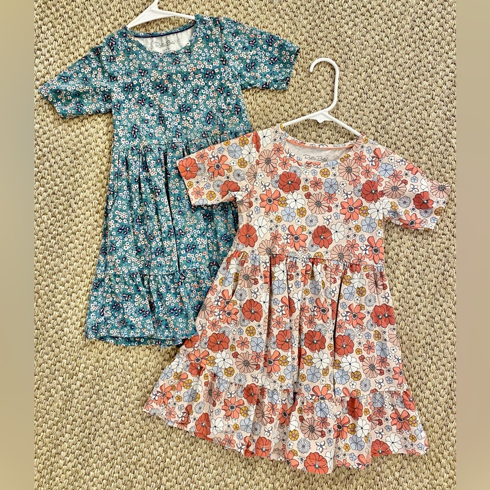 Two Ruffle Butts Floral Kids Dresses